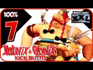 Asterix & Obelix XXL / Kick Buttix Walkthrough Part 7 (PC, PS2, Gamecube) 100% - Helvetica (2/2)
