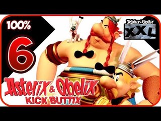 Asterix & Obelix XXL / Kick Buttix Walkthrough Part 6 (PC, PS2, Gamecube) 100% - Helvetica (1/2)