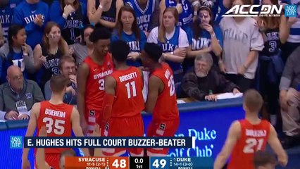 Syracuse's Elijah Hughes Hits Full Court Buzzer-Beater
