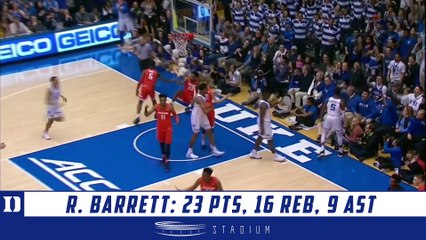 R.J. Barrett Highlights: Syracuse-Duke 2019