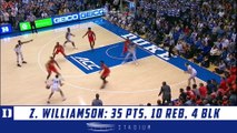 Zion Williamson Highlights: Syracuse-Duke 2019
