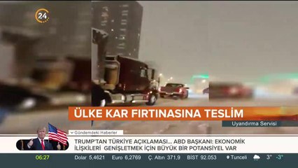 ABD'de kar fırtınası