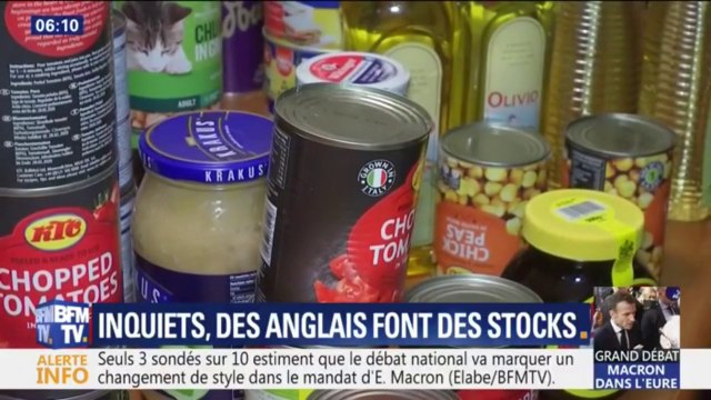 Brexit: l'inquiétude gagne les Britanniques qui décident de faire des provisions