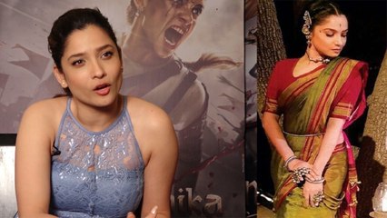 Ankita Lokhande works hard for playing Jhalkari Bai in Manikarnika ; Watch video | FilmiBeat