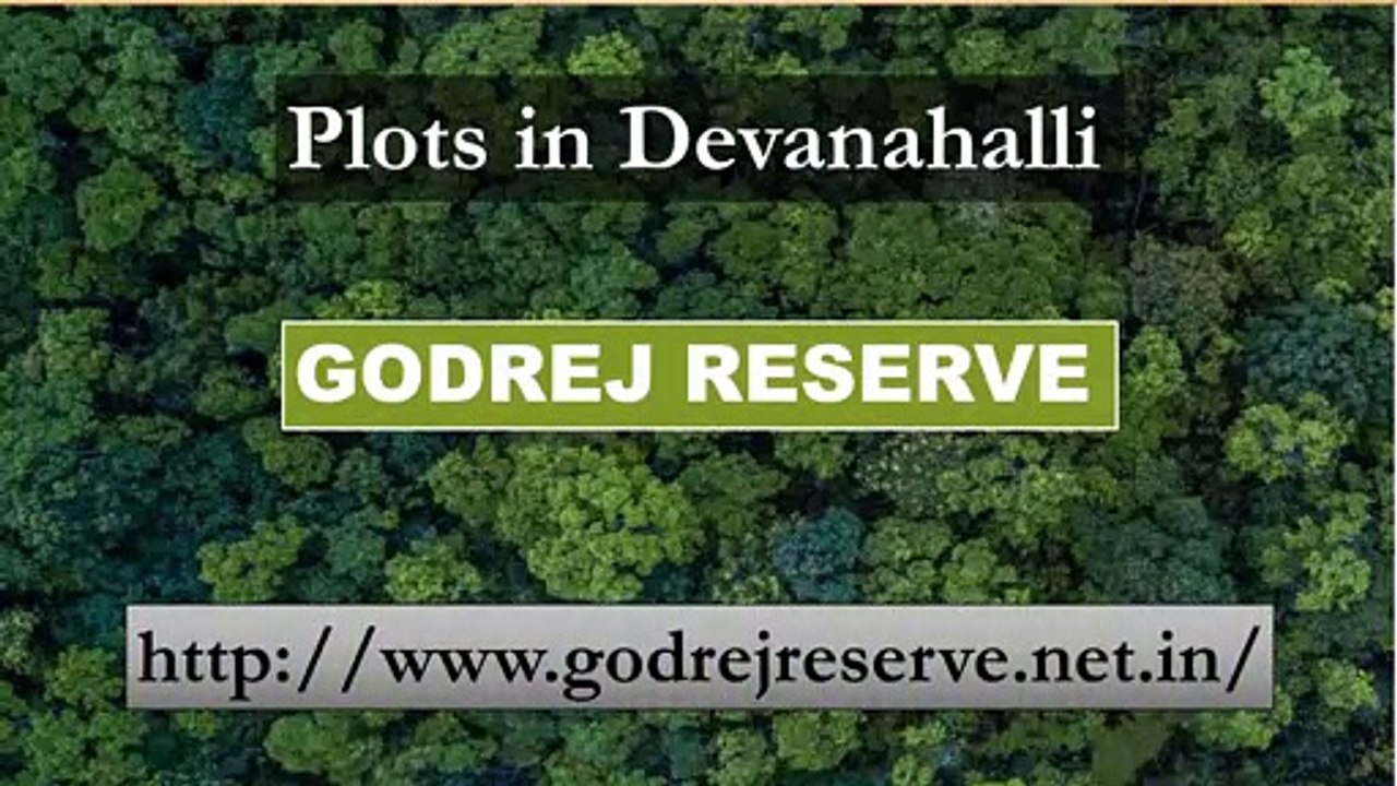 Godrej Reserve Plots Devanahalli
