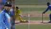 India Vs Australia 2nd ODI: MS Dhoni's Lightning stumping to get rid of Handscomb| वनइंडिया हिंदी