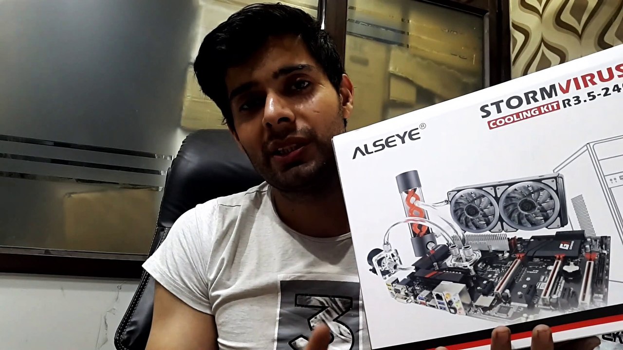 UNBOXING ALSEYE 240 MM CPU DIY WATER COOLER. BEST PRODUCT IN INDIA MUST WATCH