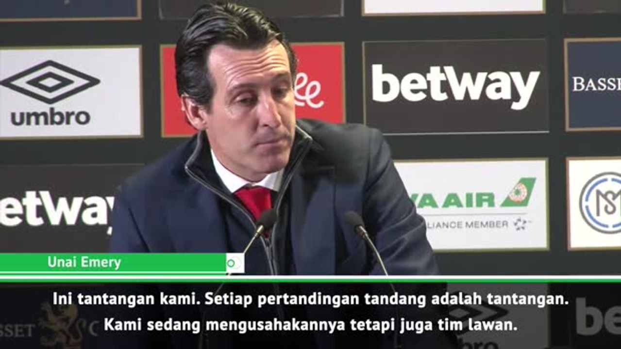 Setiap Pertandingan Tandang Adalah Sebuah Tantangan - Emery