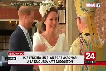 Reino Unido: Duquesa de Cambridge sería amenazada por grupo extremista ISIS