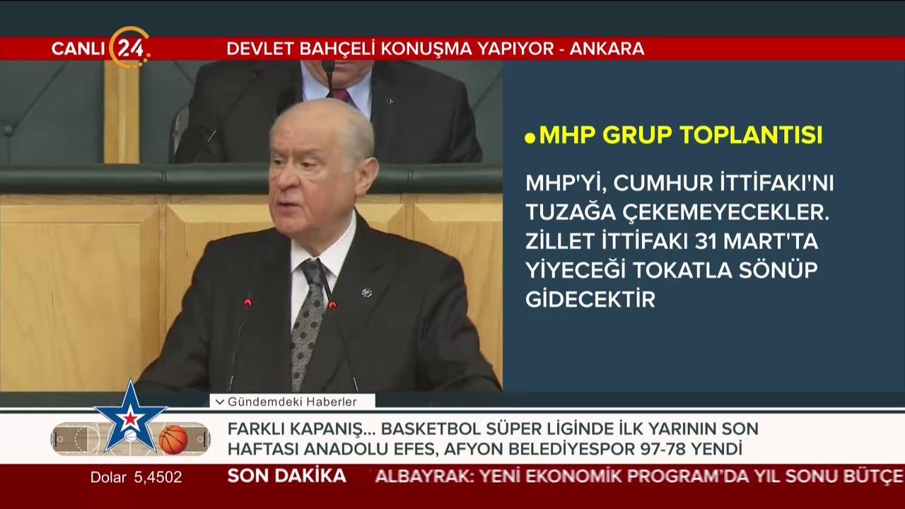 Devlet Bahçeli konuşuyor