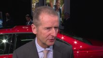 Volkswagen at the 2019 NAIAS in Detroit - Dr Herbert Diess