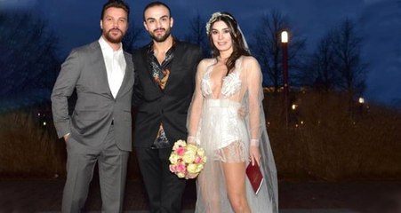 Sinan Akçıl, Burcu Kıratlı'nın Gelinliğini Eleştirenlere Sert Çıktı: Başkasına Laf Düşmez