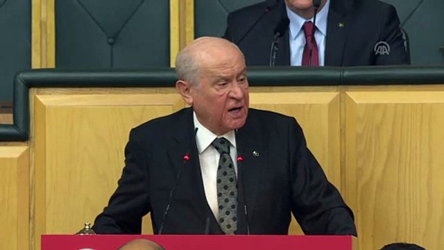 Bahçeli: '31 Mart'ta siyasi sonlarını yaşayacak zillet ittifakının kozlarının elinden alınmasını istiyoruz' - TBMM
