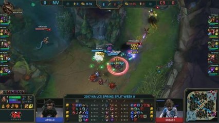 NV vs C9 - Week 8 Day 3 Match Highlights (Spring 2017)