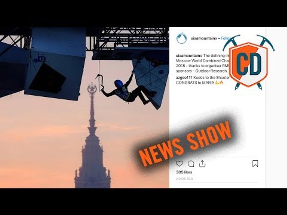 Hanging Upside-down With Ice Axes In Moscow | Climbing Daily Ep.1317