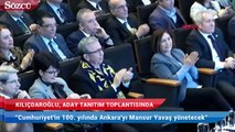 Kılıçdaroğlu: Cumhuriyet'in 100. yılında Ankara'yı Mansur Yavaş yönetecek
