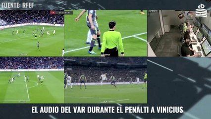 El VAR a Munuera Montero tras el claro penalti a Vinicius: "¡Todo ok!"