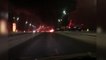 Camión se incendia cerca de Moscú y deja escena de película