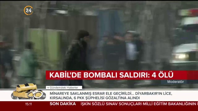 Kabil'de bombalı saldırı: 4 ölü