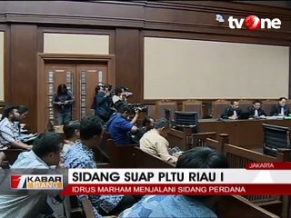 Sidang Perdana Idrus Marham Kasus Suap PLTU Riau I