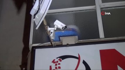 Hırsızlar Teknik Servise Girip Kameralar da Dahil Bütün Elektronik Eşyaları Çaldı
