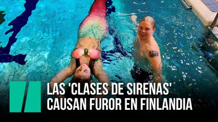 Las 'clases de sirenas' causan furor en Finlandia