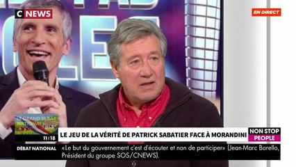 CNews : Patrick Sabatier clashe Nagui 15/01/2019