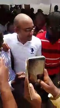 Arrivée de Michel Gbagbo chez Mme Simone Gbagbo