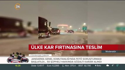 Ülke kar fırtınasına teslim