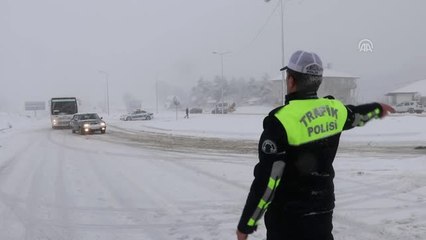 Bolu Dağı'nda Yoğun Kar Yağışı - Bolu