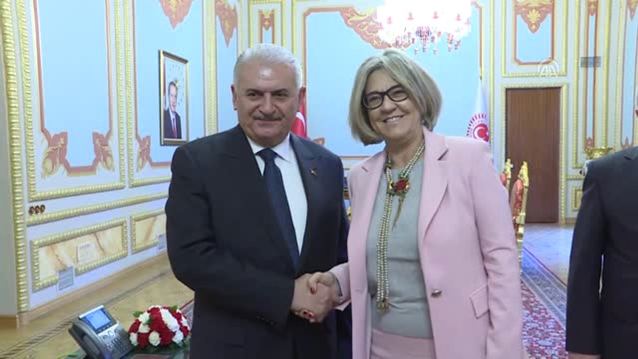 TBMM Başkanı Yıldırım Portekiz Büyükelçisi Paula Leal da Silva'yı Kabul Etti
