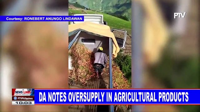 DA notes oversupply in agricultural products