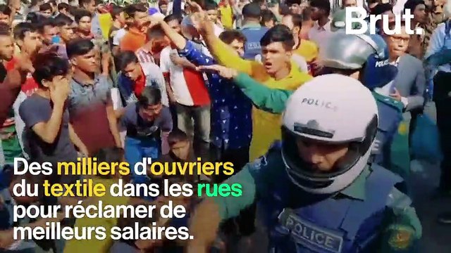 Au Bangladesh, des dizaines de milliers d'ouvriers du textile réclament de meilleurs salaires