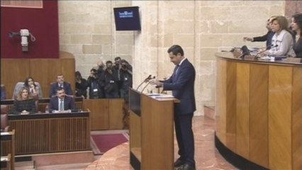 Juanma Moreno propone un cambio reformista y conciliador para Andalucía