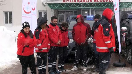 Üç ilden UMKE ekibi dualarla Kilis'e uğurlandı - BİTLİS