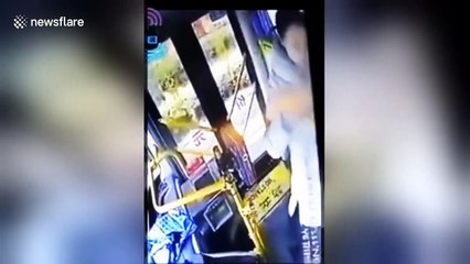 Woman chucks hot water on bus driver for missing her stop