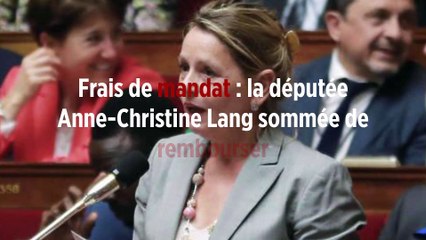 La députée Anne-Christine Lang sommée de rembourser des frais de mandat