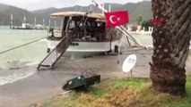 Muğla Fethiye'de Tekne Battı, Seydikemer'de Sel Suları Kanyonu Doldurdu