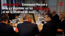 Selon Emmanuel Macron, certaines personnes en difficults 
