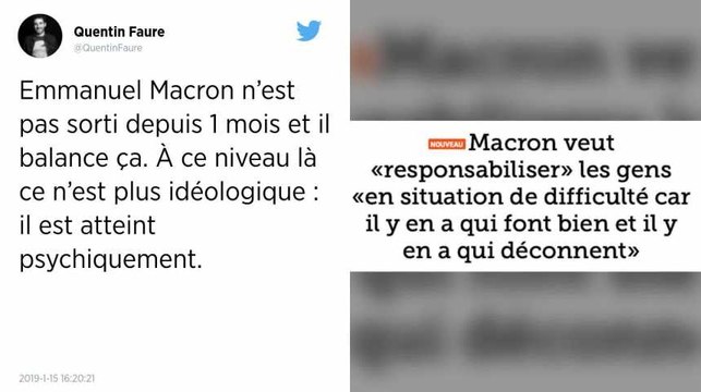 Il y en a qui déconnent : la petite phrase d'Emmanuel Macron qui ne passe pas