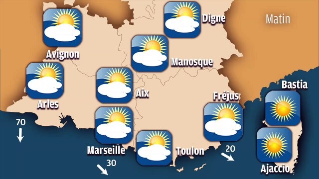 Météo en Provence : un temps plus nuageux