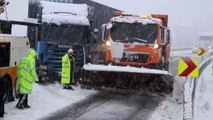 Bolu Dağı İstanbul istikameti trafiğe açıldı - BOLU