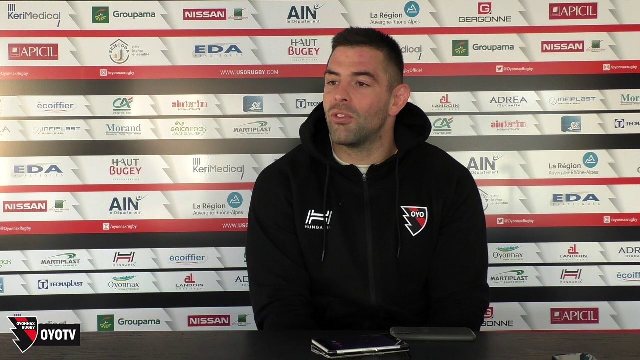 Point presse avant Oyonnax / Béziers - 18ème journée ProD2