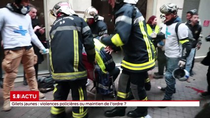 Gilets jaunes : un manifestant a été gravement blessé, certainement par un tir de flashball, les images sont impressionnantes . Une enquête est en cours.