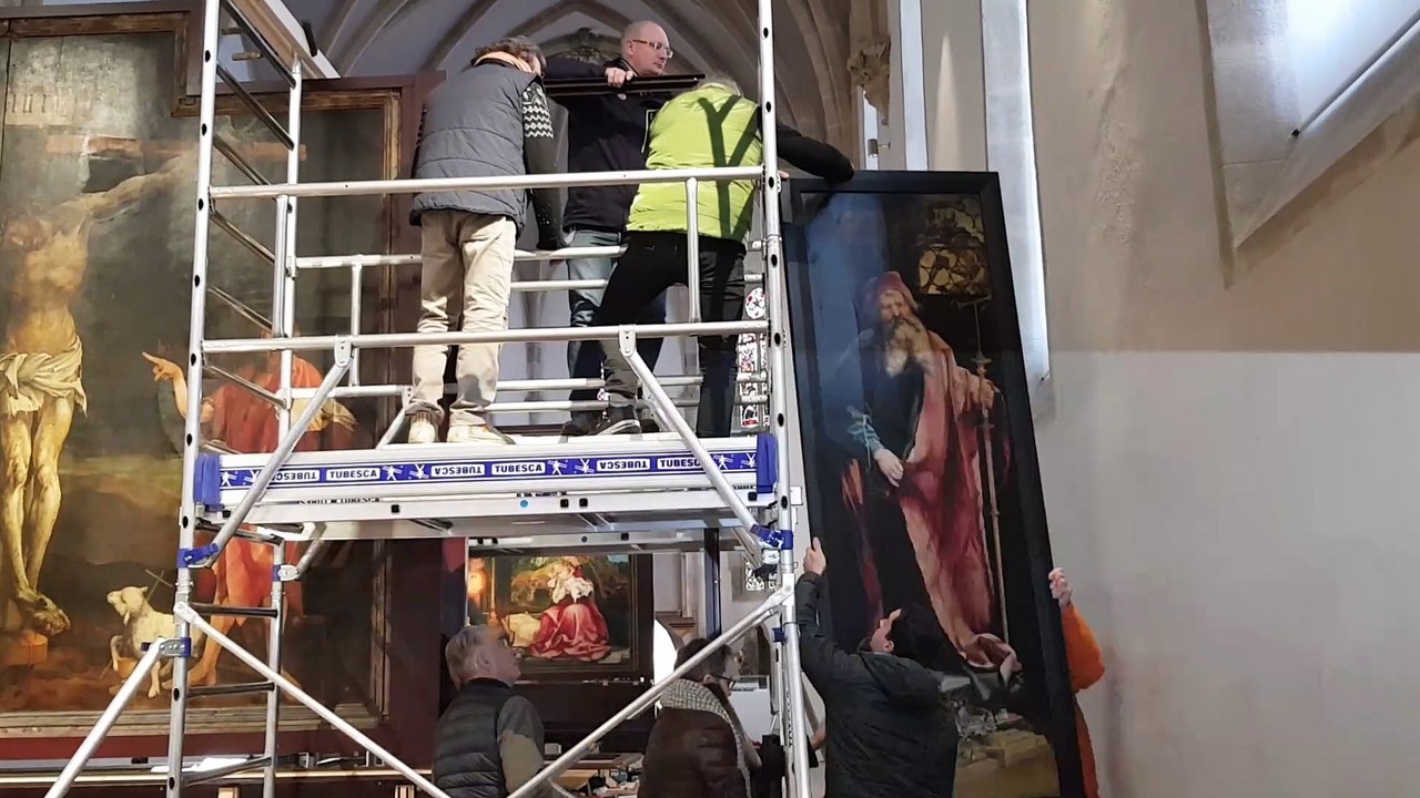 Restauration du retable d'Issenheim
