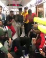 La chorégraphie géniale dun groupe de danseurs de hip-hop dans le métro de New-York