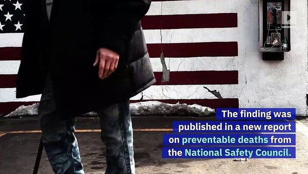 Opioids Overdose Surpasses Vehicle Crashes as a US Leading Cause of Death