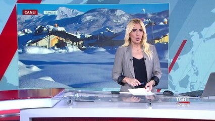 Ovacık'ta Kar Kalınlığı 3 Metreye Ulaştı