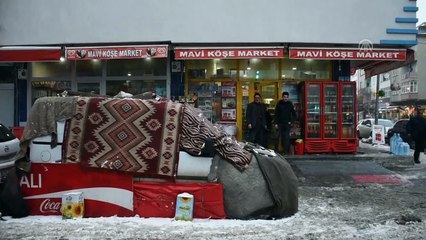 Araçlara battaniyeli ve halılı koruma - KARS