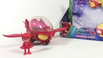 PJ Masks Deluxe Vehicles Owlette Owl Glider Gekko Catboy Just Play || Keith's Toy Box
